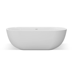 Specialty Products Valley Acrylic: PYRITE 70 (958) Freestanding Bathtub - Gloss White